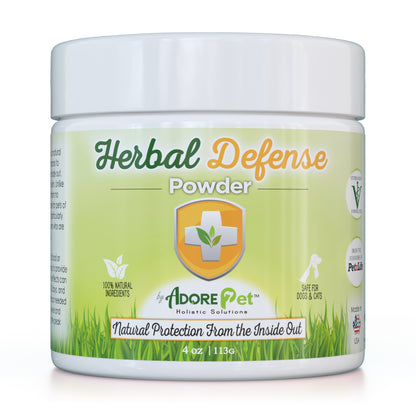 Adore Pet Herbal Defense Powder Natural Flea & Tick Oral Supplement for Dogs & Cats