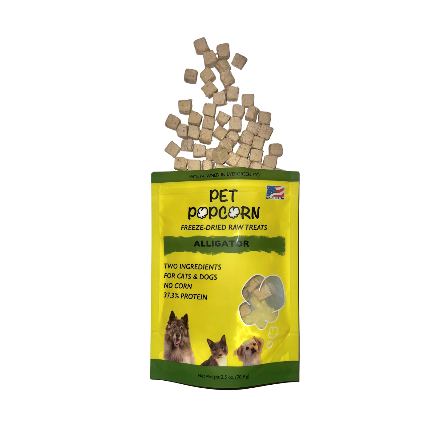 Pet Popcorn Alligator Treats