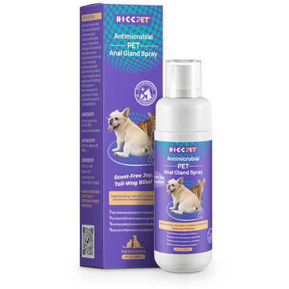 HICC Pet Antimicrobial Anal Gland Spray 4 fl oz