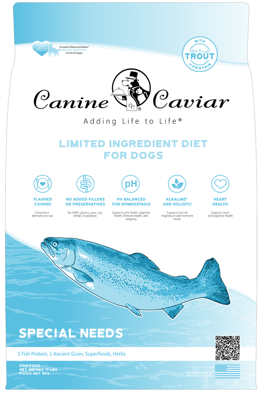 Canine Caviar Special Needs Trout Limited Ingredient Alkaline® Entrée