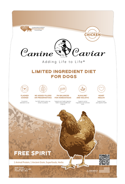 Canine Caviar Free Spirit Limited Ingredient Alkaline® Entrée All Life Stages