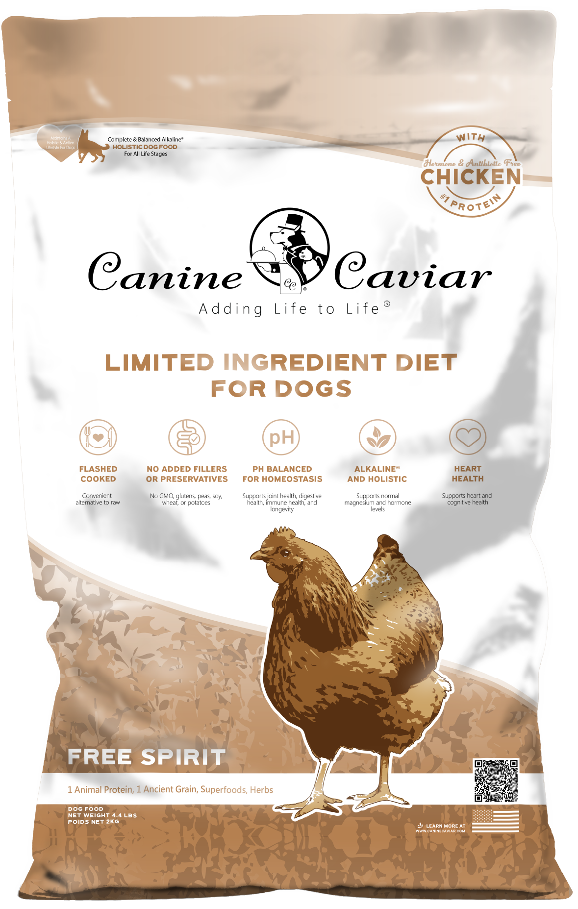 Canine Caviar Free Spirit Holistic Grain Free Cat and Kitten Entrée