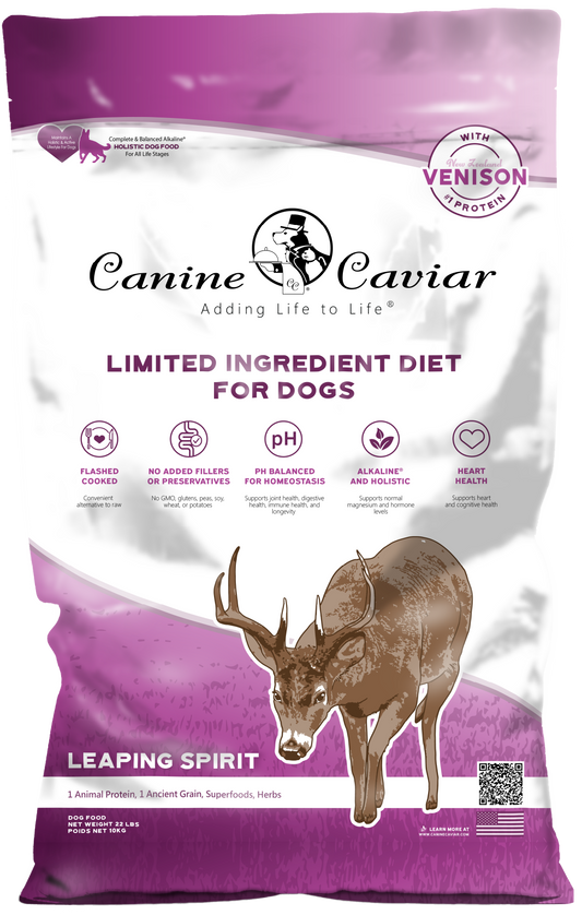 Canine Caviar Leaping Spirit Limited Ingredient Alkaline® Entrée All Life Stages