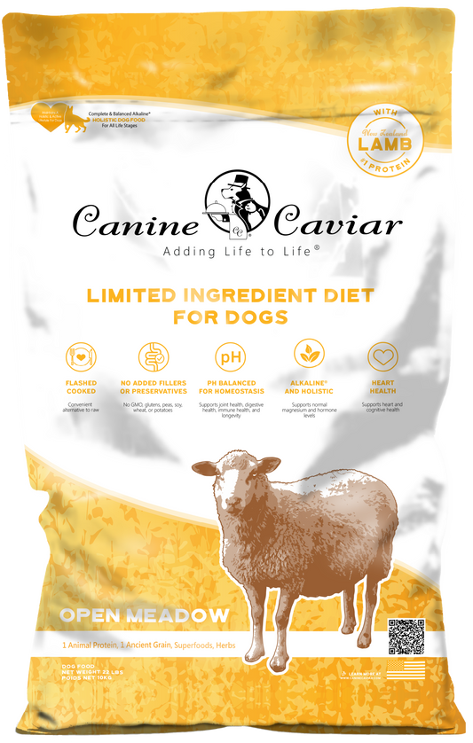 Canine Caviar Open Meadow Limited Ingredient Alkaline® Entrée All Life Stages