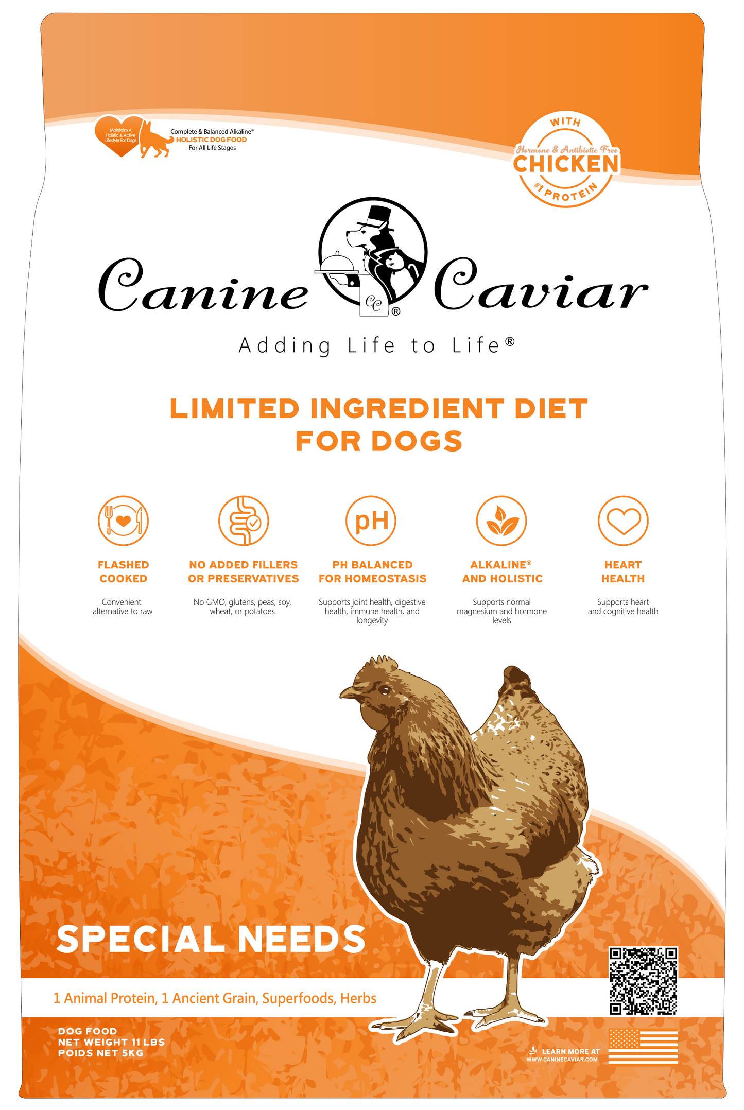 Canine Caviar Special Needs Chicken Limited Ingredient Alkaline® Entrée