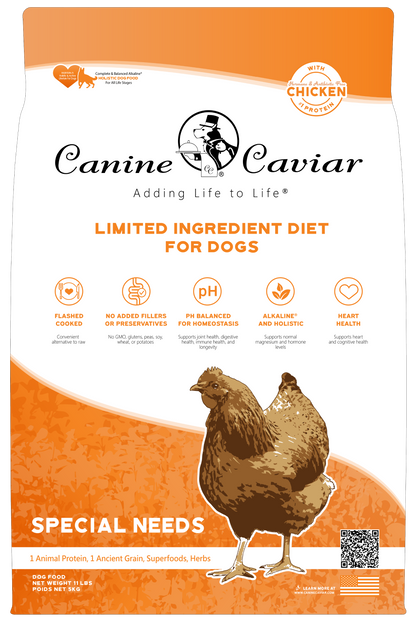 Canine Caviar Special Needs Chicken Limited Ingredient Alkaline® Entrée