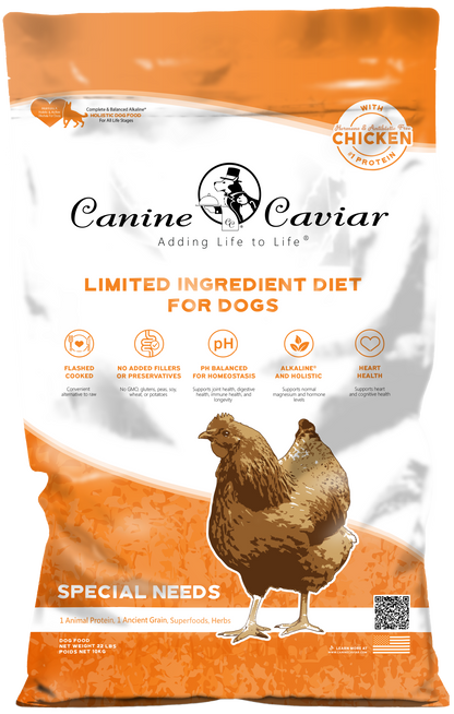 Canine Caviar Special Needs Chicken Limited Ingredient Alkaline® Entrée