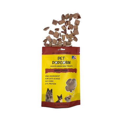 Pet Popcorn Beef Liver Treats