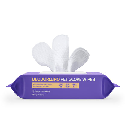 HICC Pet Deodorizing Glove Wipes 20pcs