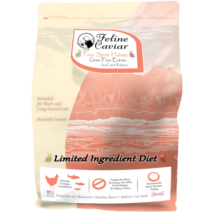 Feline Caviar Free Spirit Holistic Grain Free Cat and Kitten Entrée