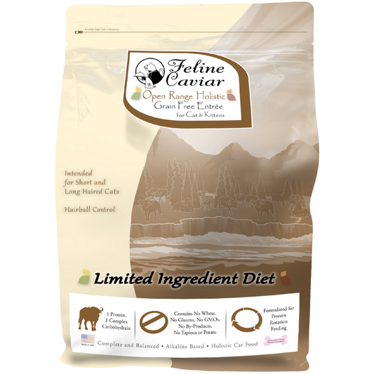 Feline Caviar Open Range Holistic Grain Free Cat and Kitten Entrée