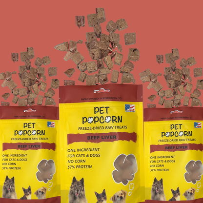 Pet Popcorn Beef Liver Treats