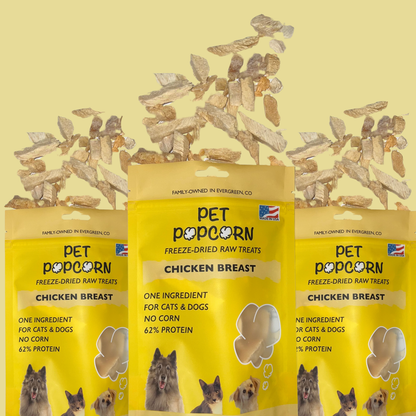 Pet Popcorn Chicken Breast Treats