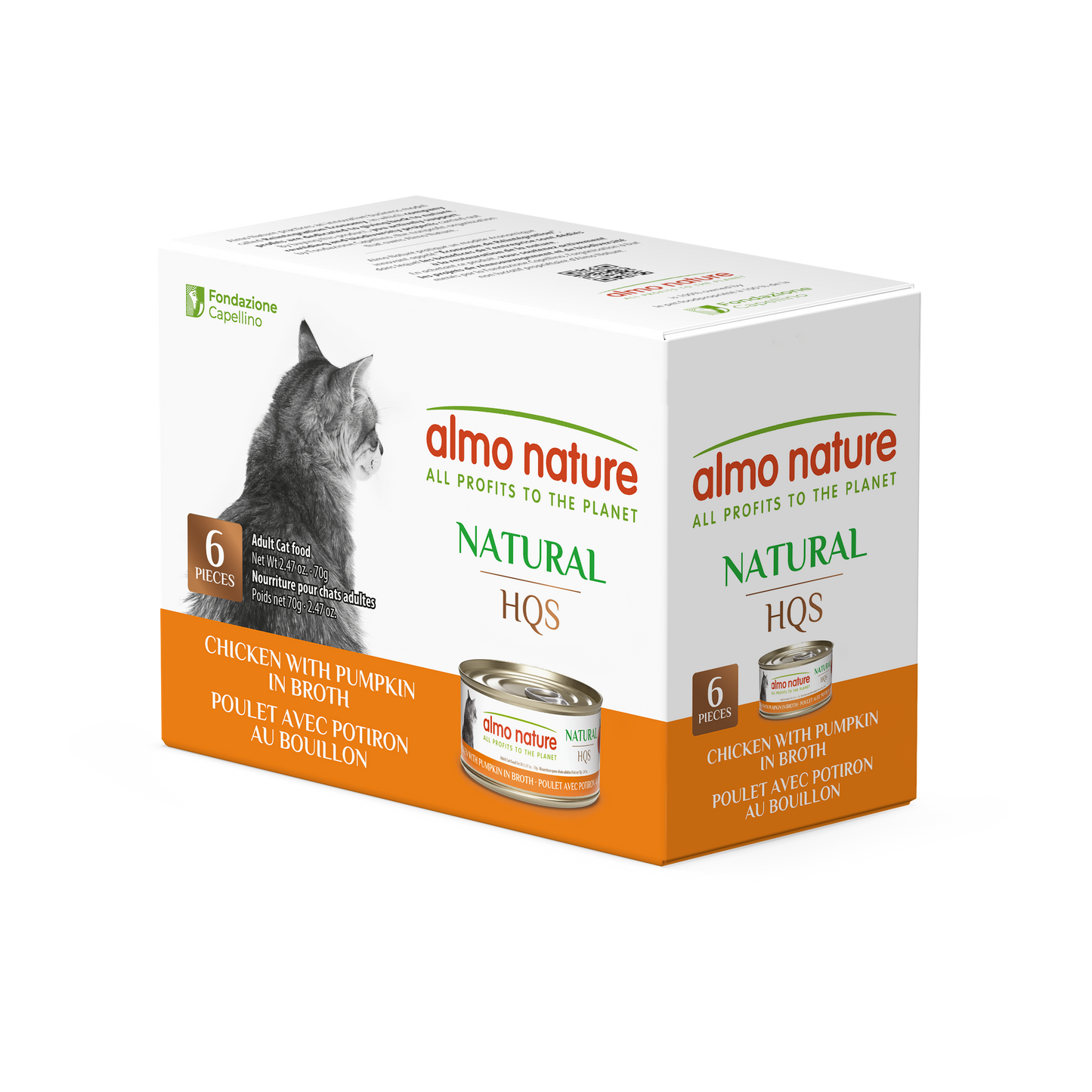 Almo Nature Natural HQS Chicken with Pumpkin in Broth Multipack