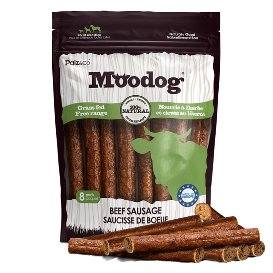 Palz & Co MooDog Beef Sausage 8 Pack