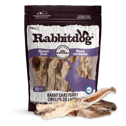 Palz & Co Rabbitdog Rabbit Ears Fur 10 Pack