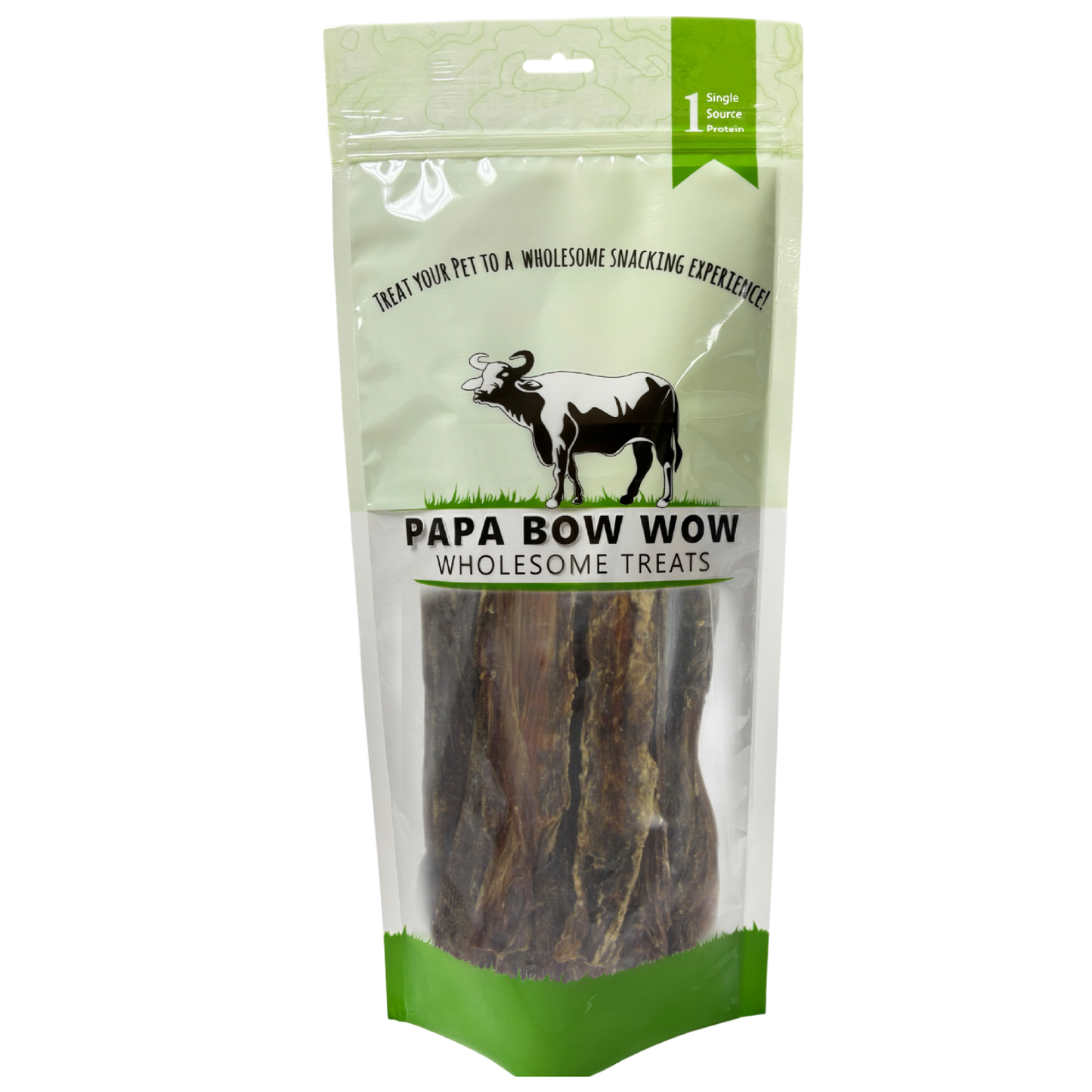 Papa Bow Wow (Canine Caviar) Jerky Flat 12"