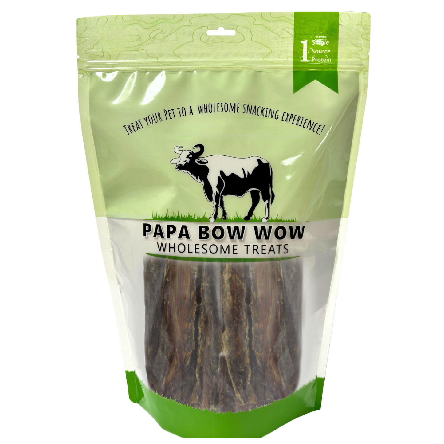 Papa Bow Wow (Canine Caviar) Jerky Flat 12"