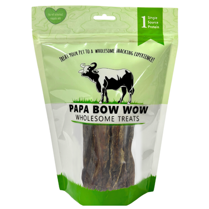 Papa Bow Wow (Canine Caviar) Jerky Flat 6"