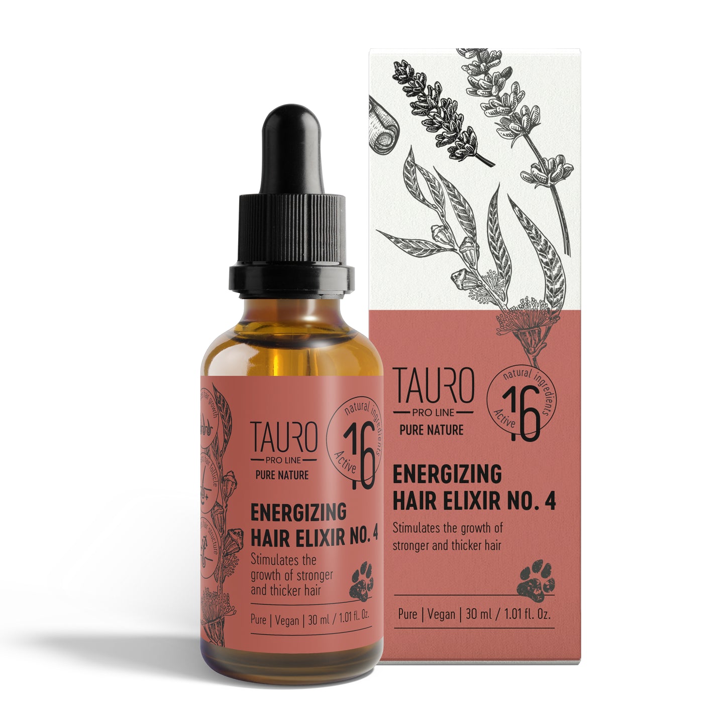 Tauro Pro Line Energizing Hair Elixir No. 4, 1 fl oz