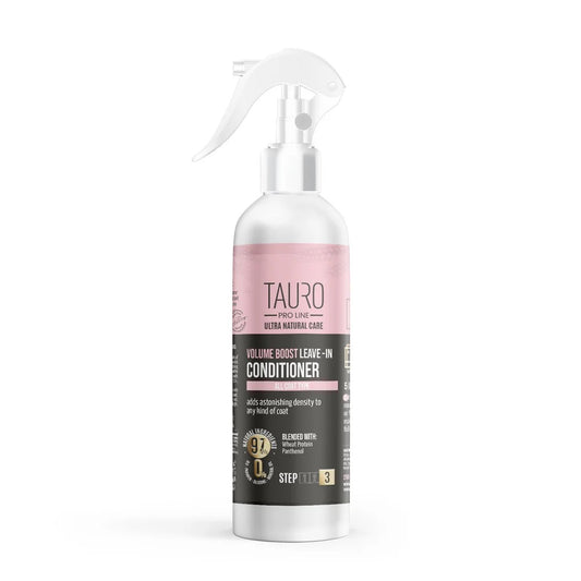 Tauro Pro Line Ultra Natural Care Volume Boost Dog & Cat Leave-In Conditionier, 8.5 fl oz (Step 3)