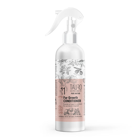 Tauro Pro Line Pure Nature Fur Growth Dog & Cat Leave-In Conditioner, 8.5 fl oz (Step 3)