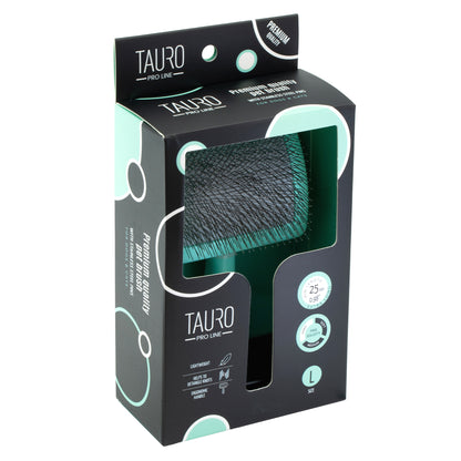 Tauro Pro Line Slicker Brush, plastic, 25 mm pins, large size 6.9" x 4.2" x 2.4"
