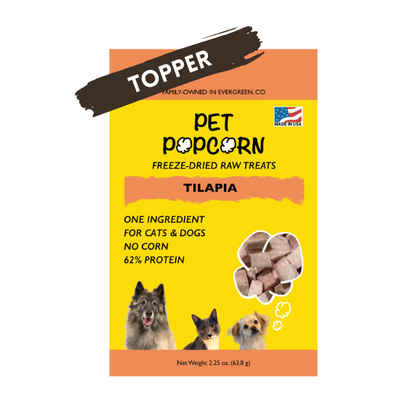 Pet Popcorn Tilapia Treats