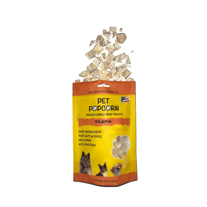 Pet Popcorn Tilapia Treats