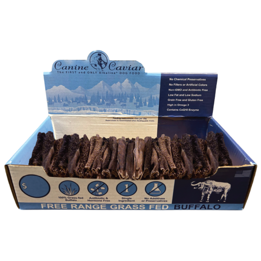 Canine Caviar Tripe Flat - Vanilla Display Box (6"-50ct / 12"-35ct)