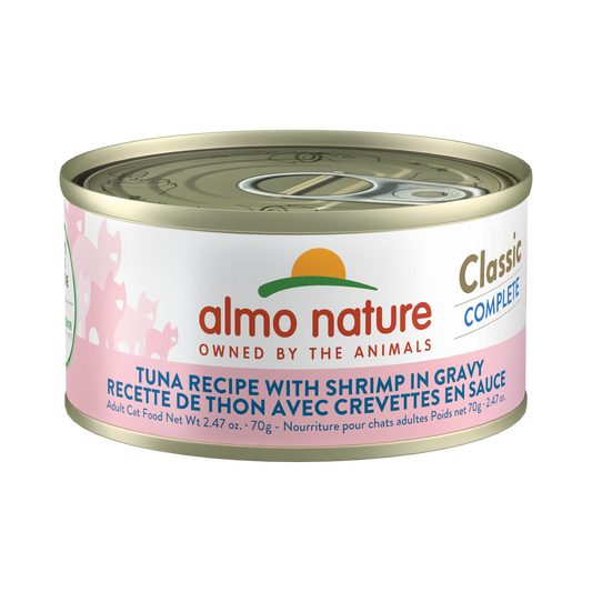 Almo Nature Classic Complete Tuna Recipe with Shrimp in Gravy