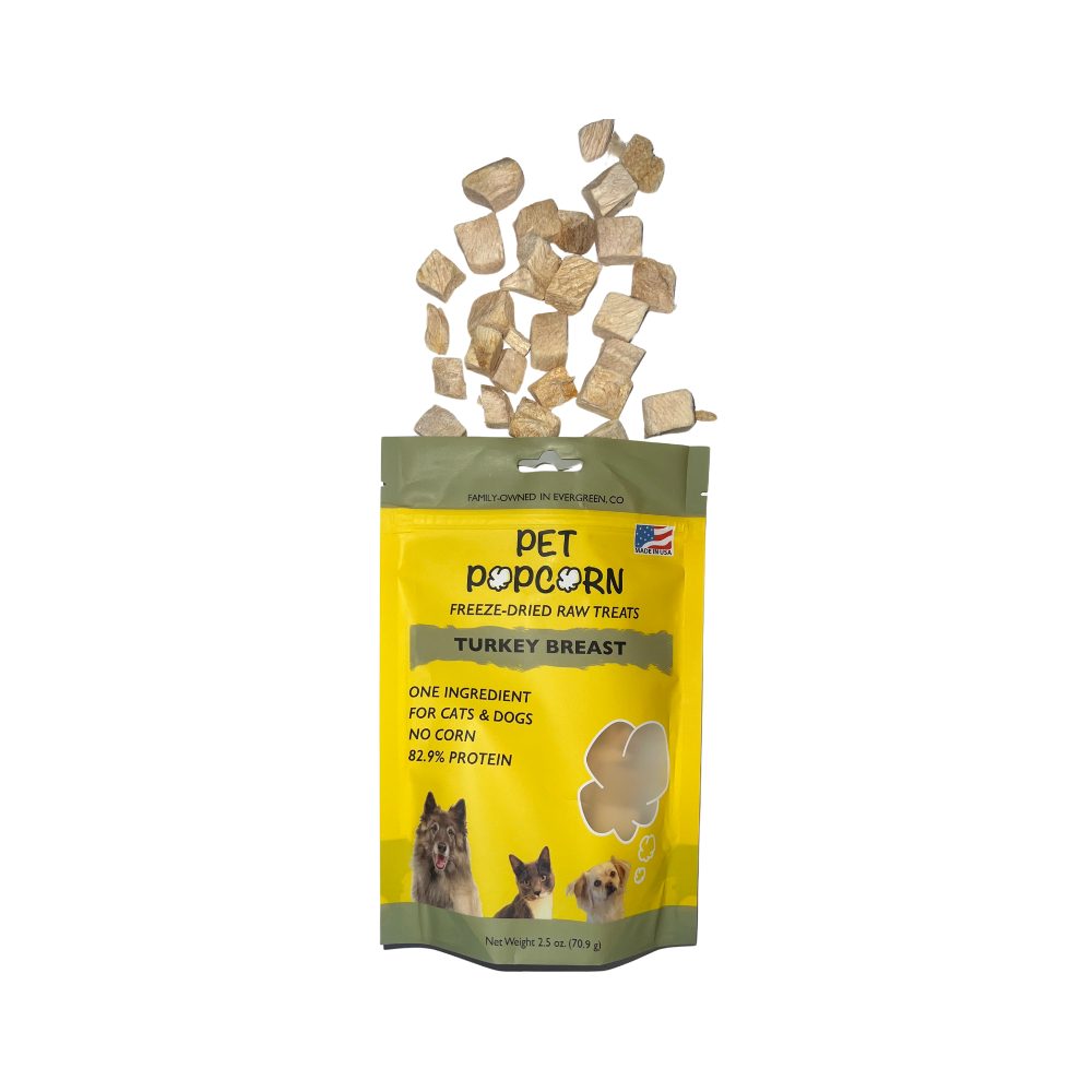 Pet Popcorn Turkey Breast Treats
