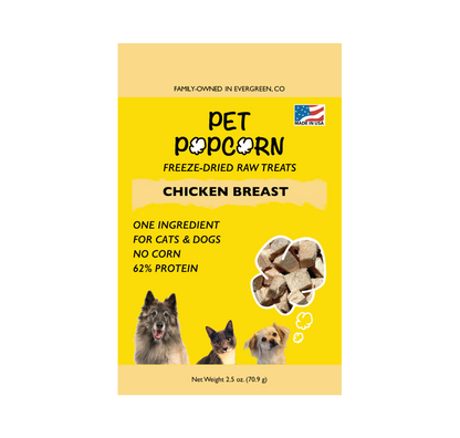 Pet Popcorn Chicken Breast Treats