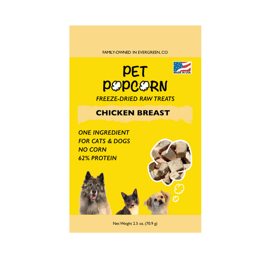 Pet Popcorn Chicken Breast Treats