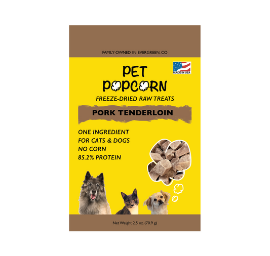 Pet Popcorn Pork Tenderloin Treats