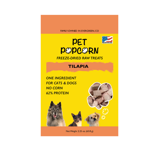 Pet Popcorn Tilapia Treats