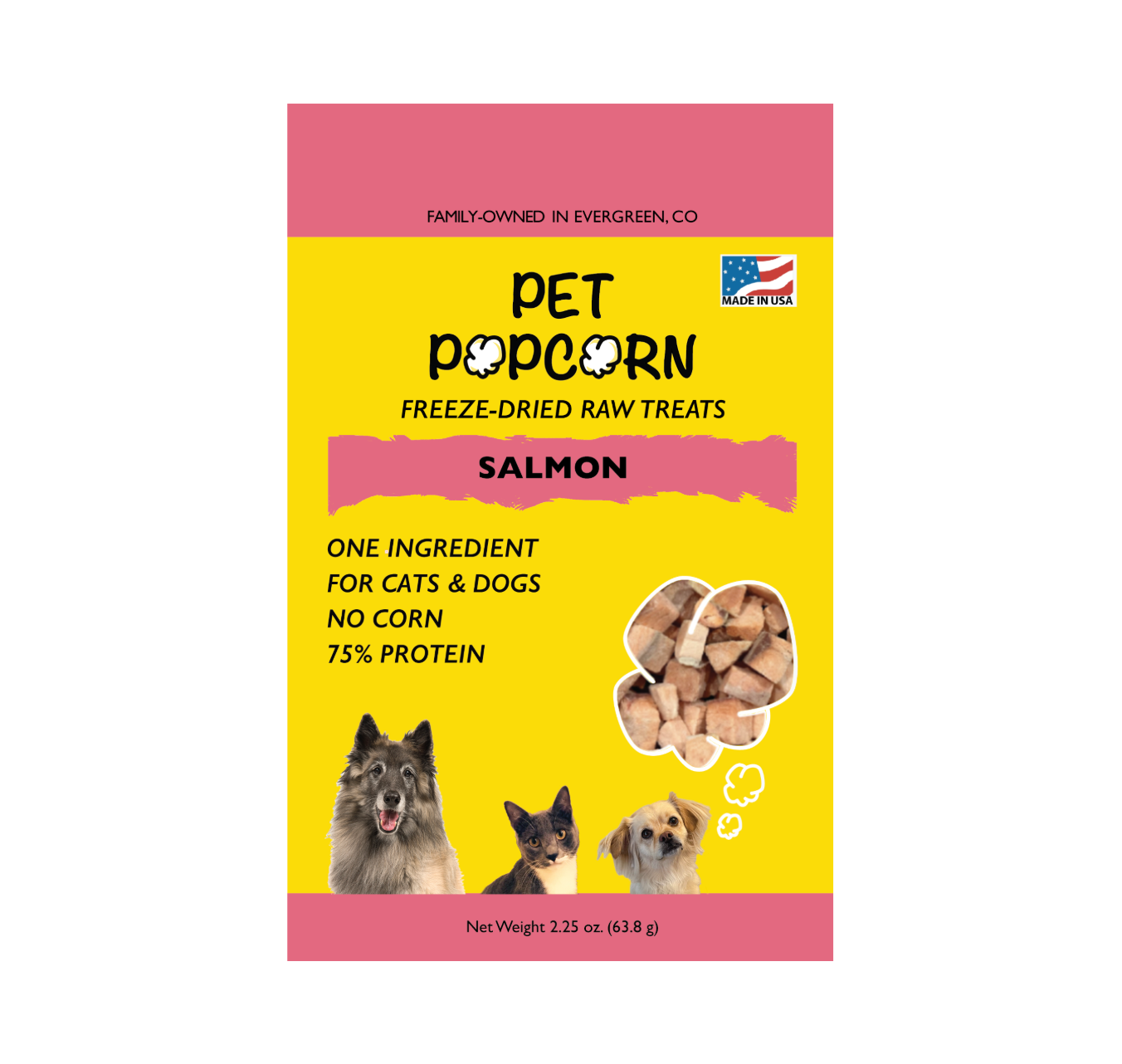 Pet Popcorn Salmon Treats