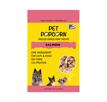 Pet Popcorn Salmon Treats