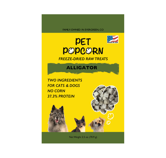 Pet Popcorn Alligator Treats