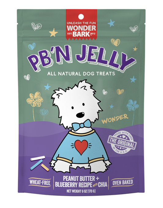 Wonder Bark Everydays - PB'N Jelly Biscuits All Natural Dog Treats