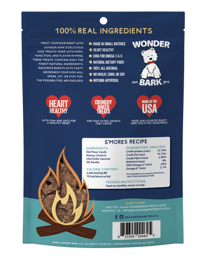 Wonder Bark Everydays - S'mores All Natural Dog Treats