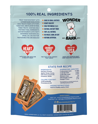 Wonder Bark Everydays - State Fair All Natural Dog Treats