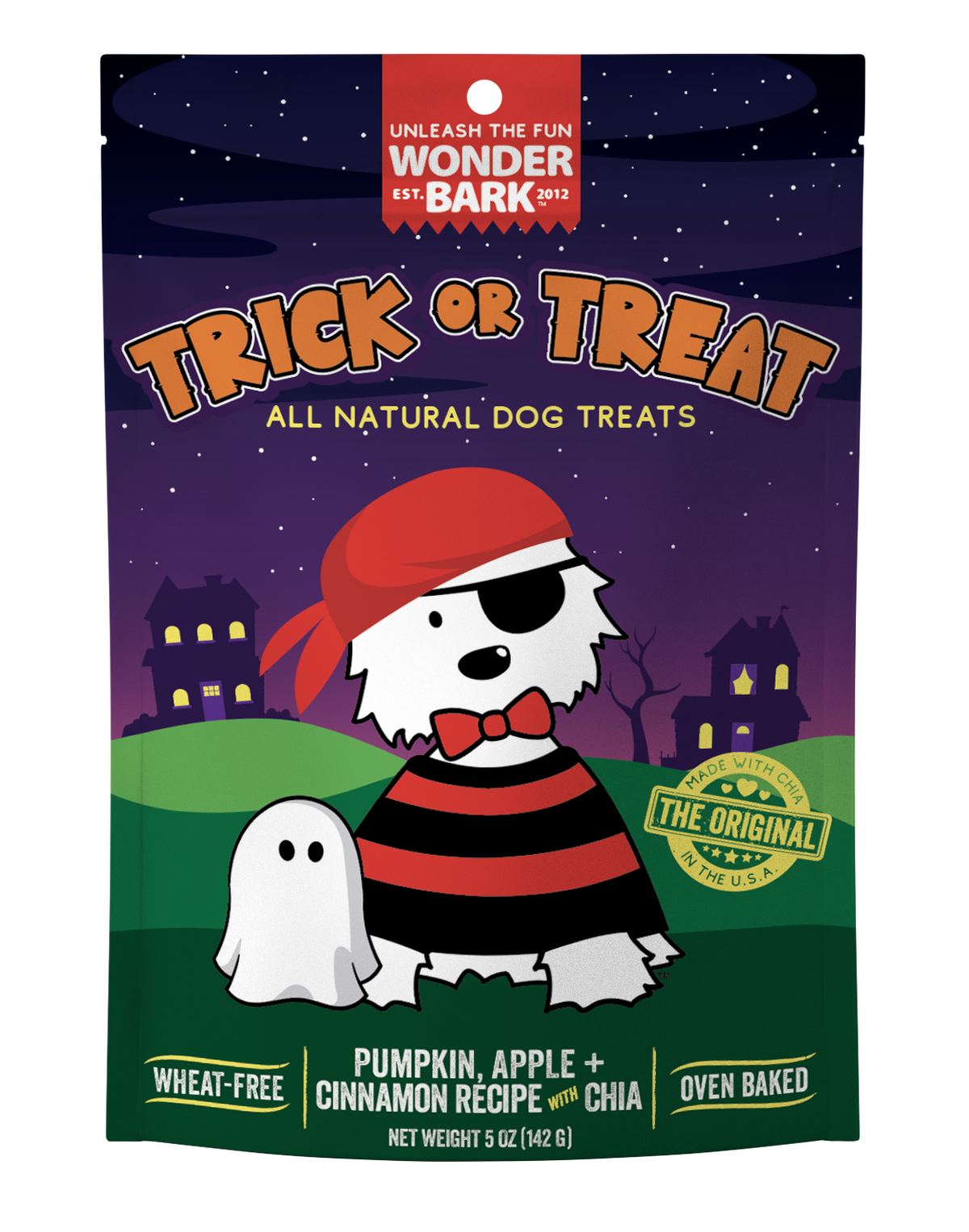 Wonder Bark Dog Treat Seasonal Trick or Treat 5oz