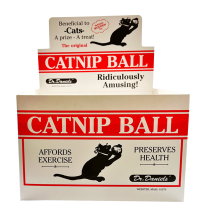 Dr. Daniels Original Wooden Ball with Catnip Display (12 units per display)